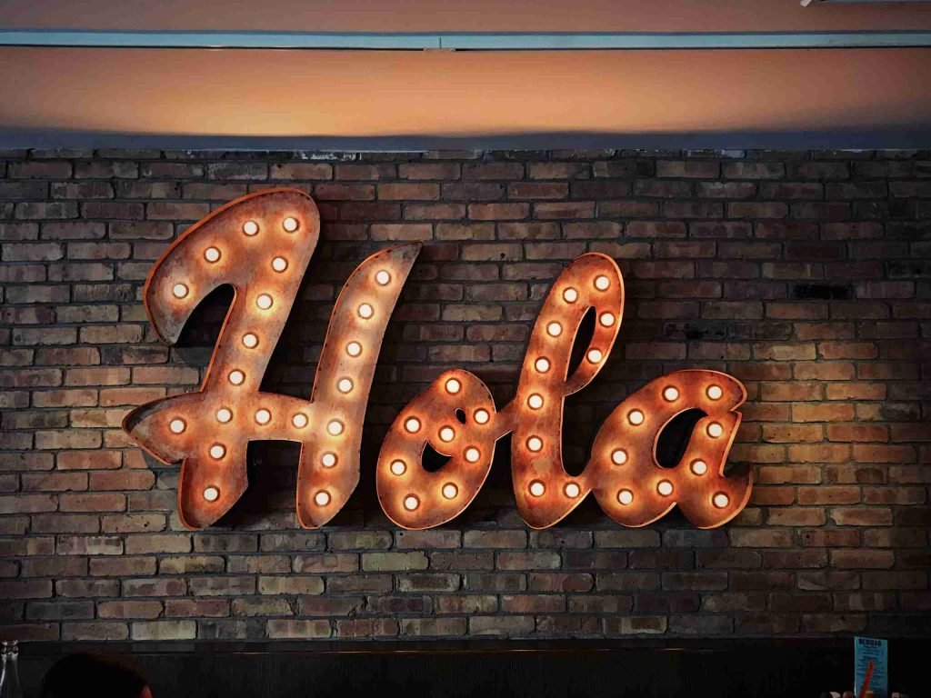 hello sign