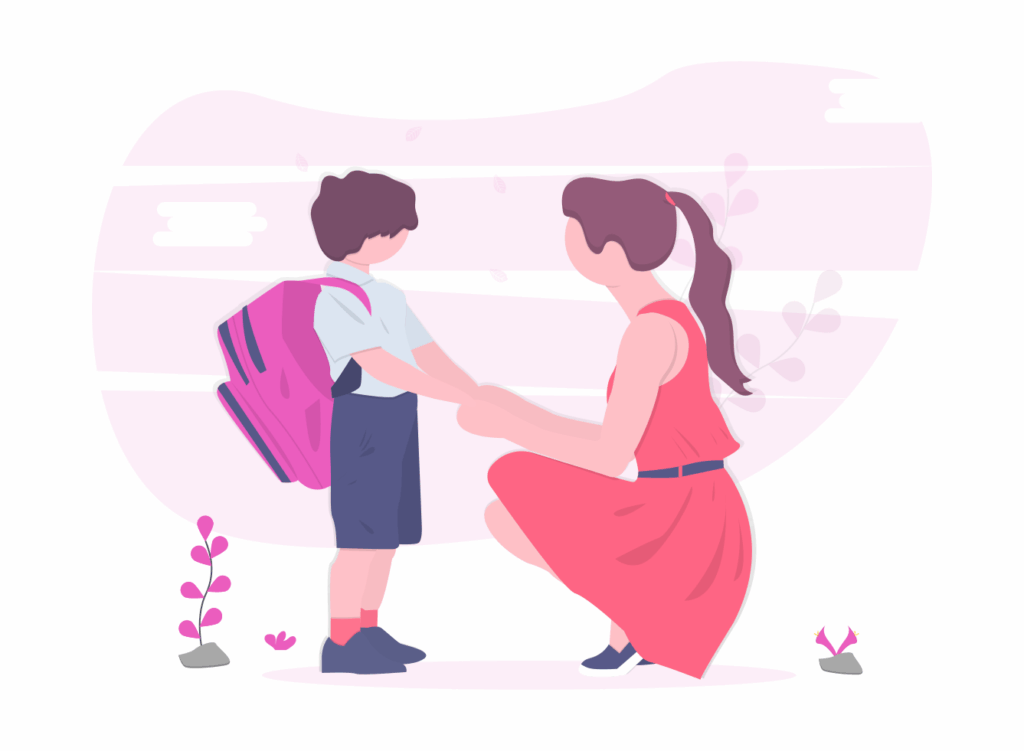 problema infantil en la guía escolar