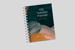2023-23 Paperback Pink ESL Teacher Planner