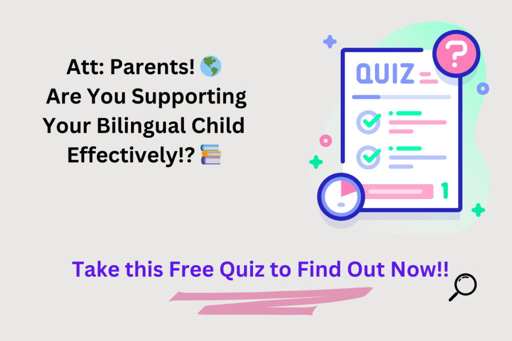 bilingual child quiz
