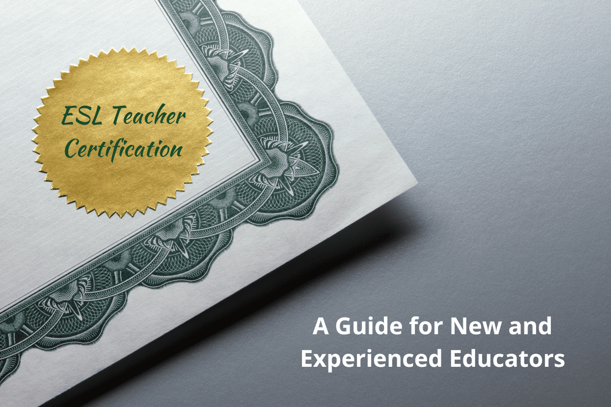 ESL teacher certification