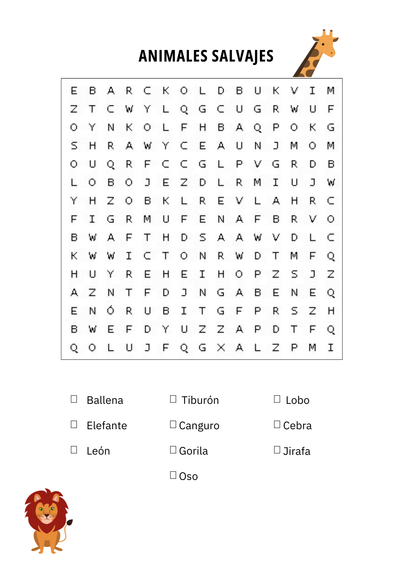 Spanish Vocabulary Word Search - Image 6