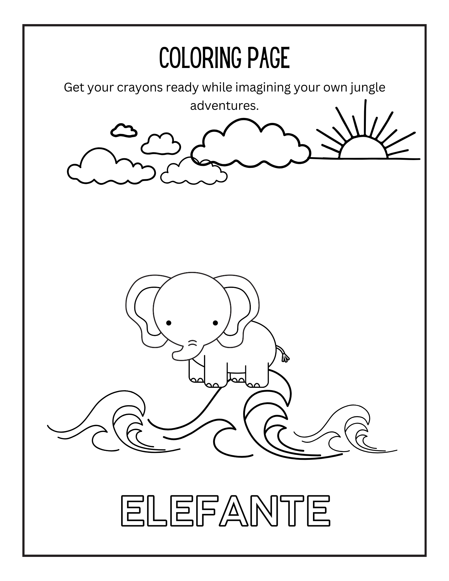 Children's Spanish Jungle Activity Pack - PDF - Image 20