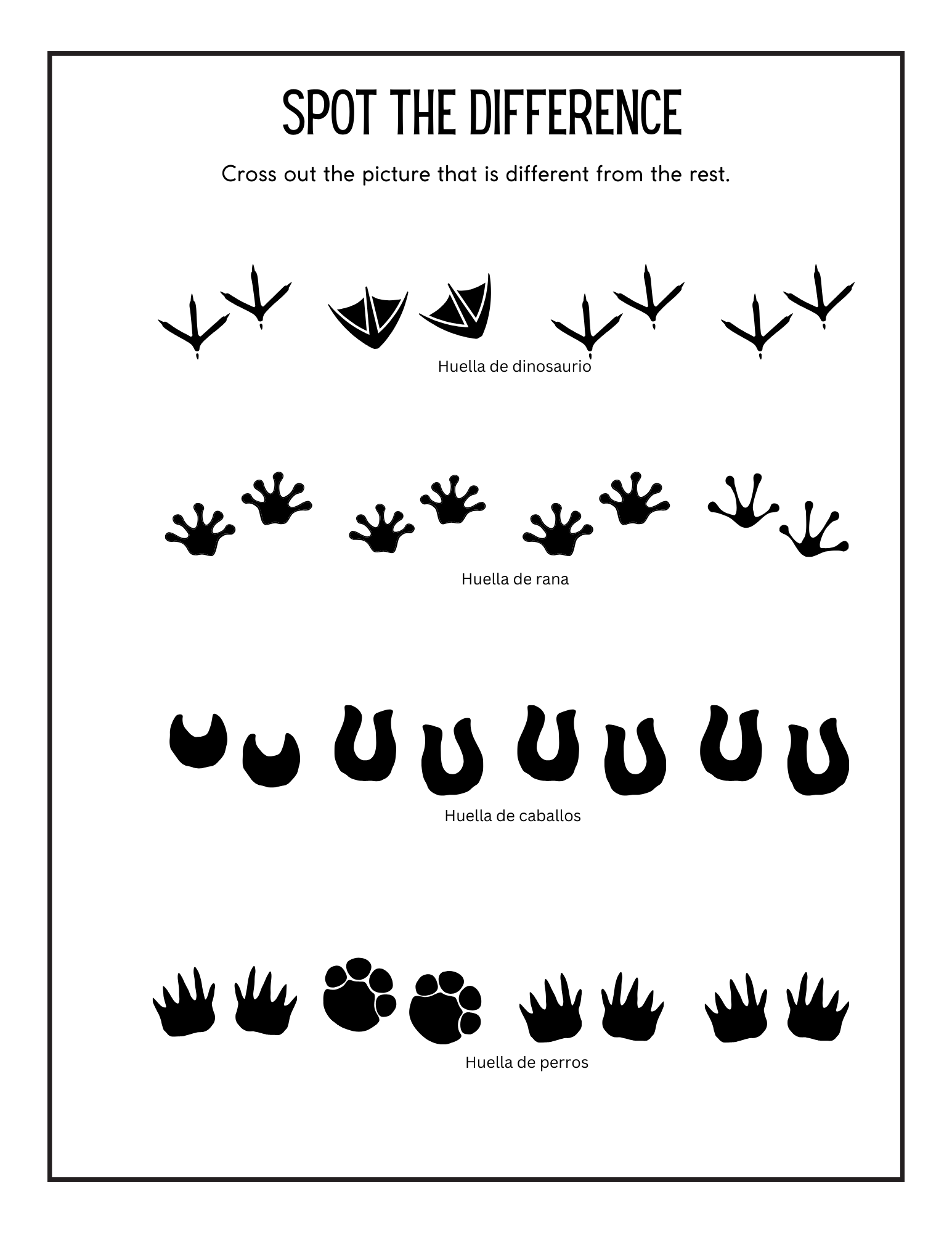 Children's Spanish Jungle Activity Pack - PDF - Image 13