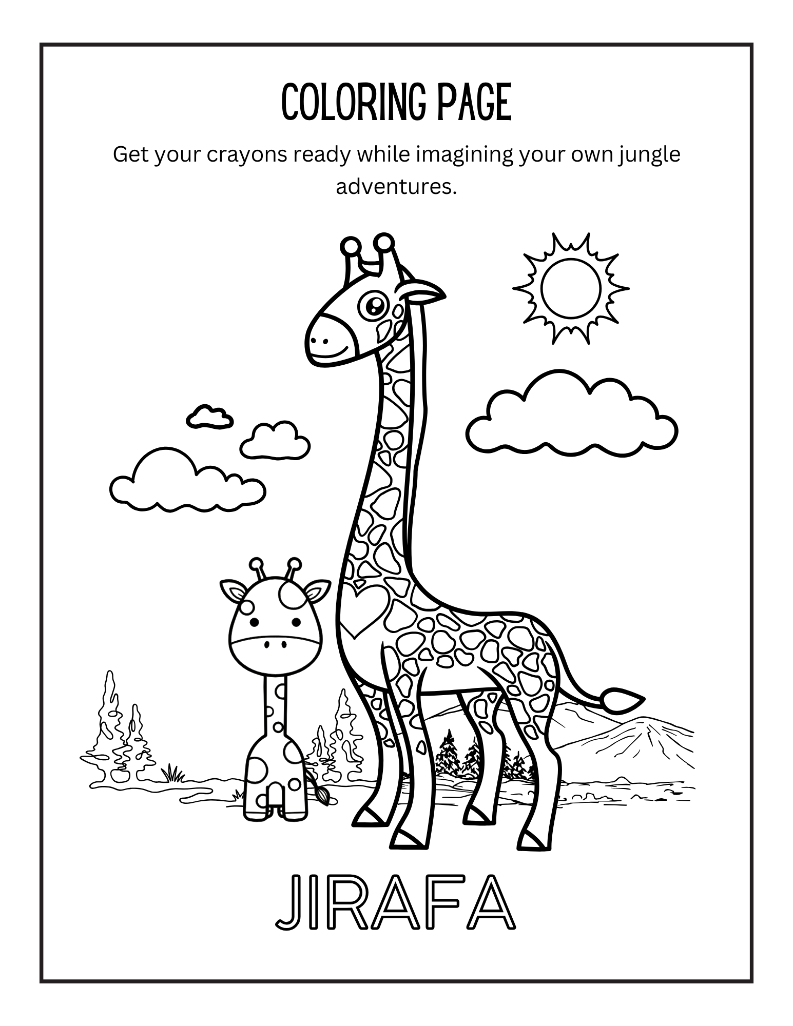 Children's Spanish Jungle Activity Pack - PDF - Image 5