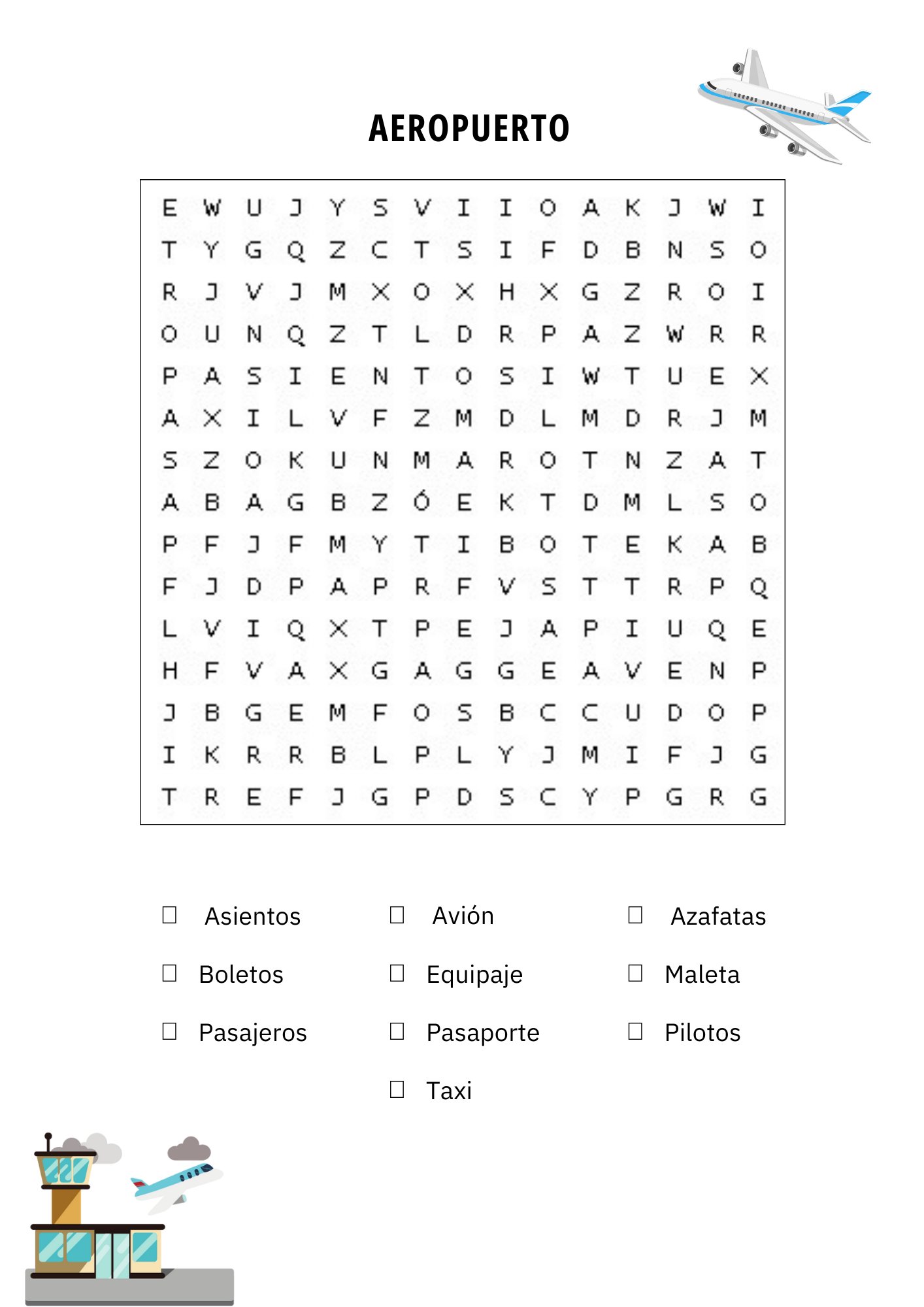 Spanish Vocabulary Word Search - Image 9