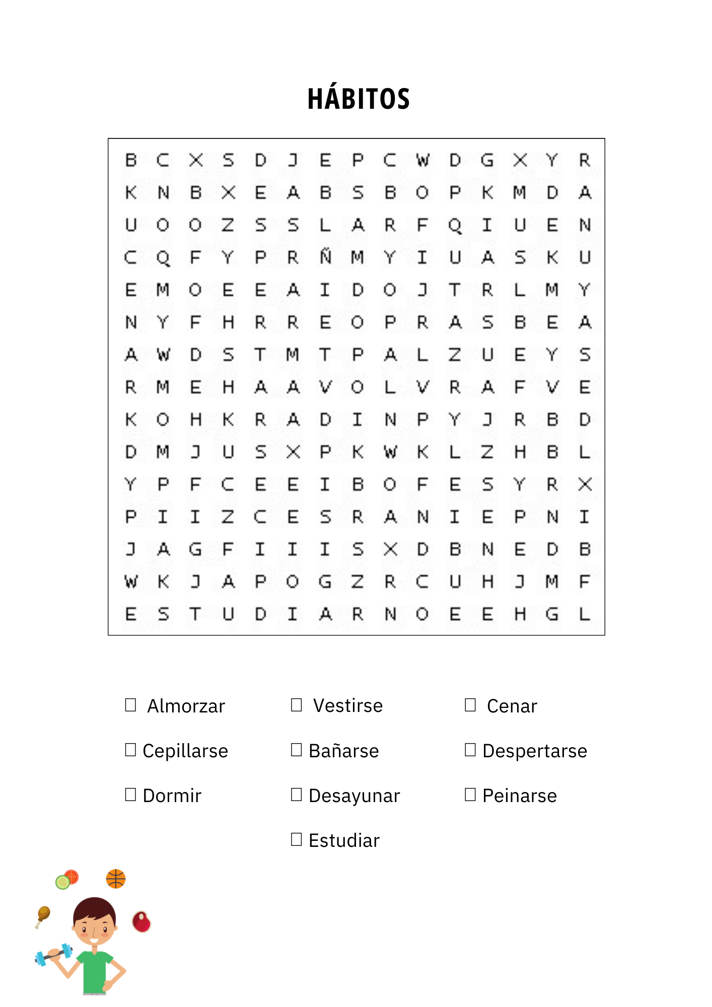 Spanish Vocabulary Word Search - Image 10