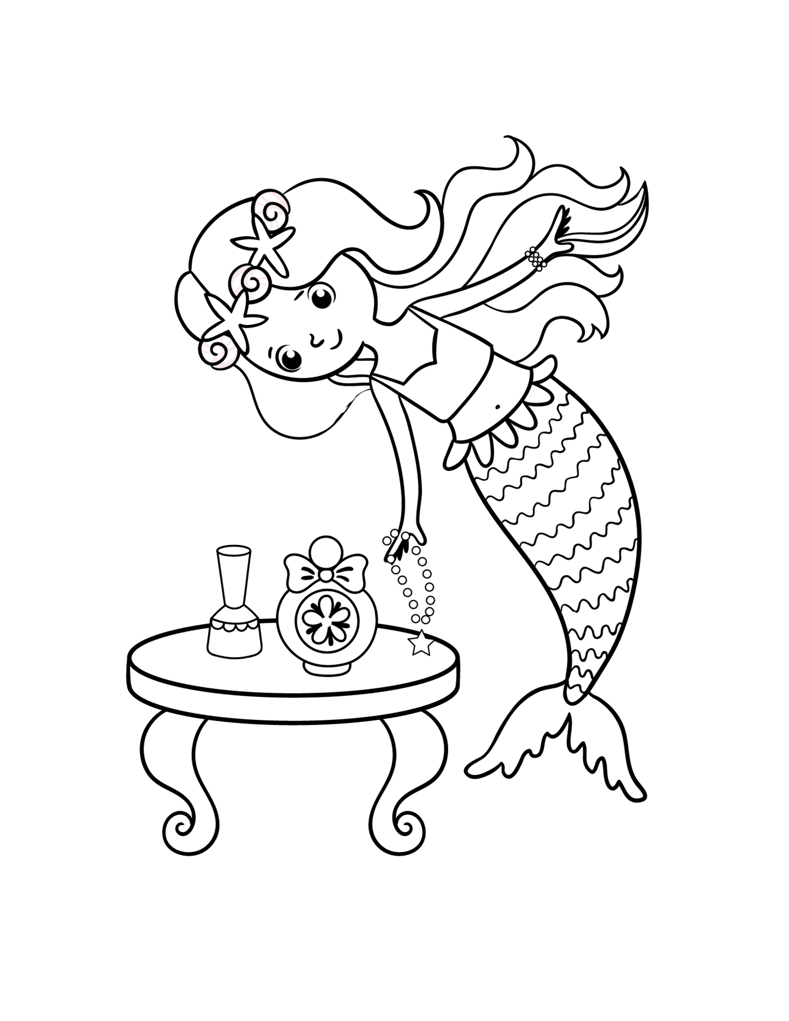 Ocean Adventure Spanish Vocabulary Mermaid Coloring Pack - Image 10