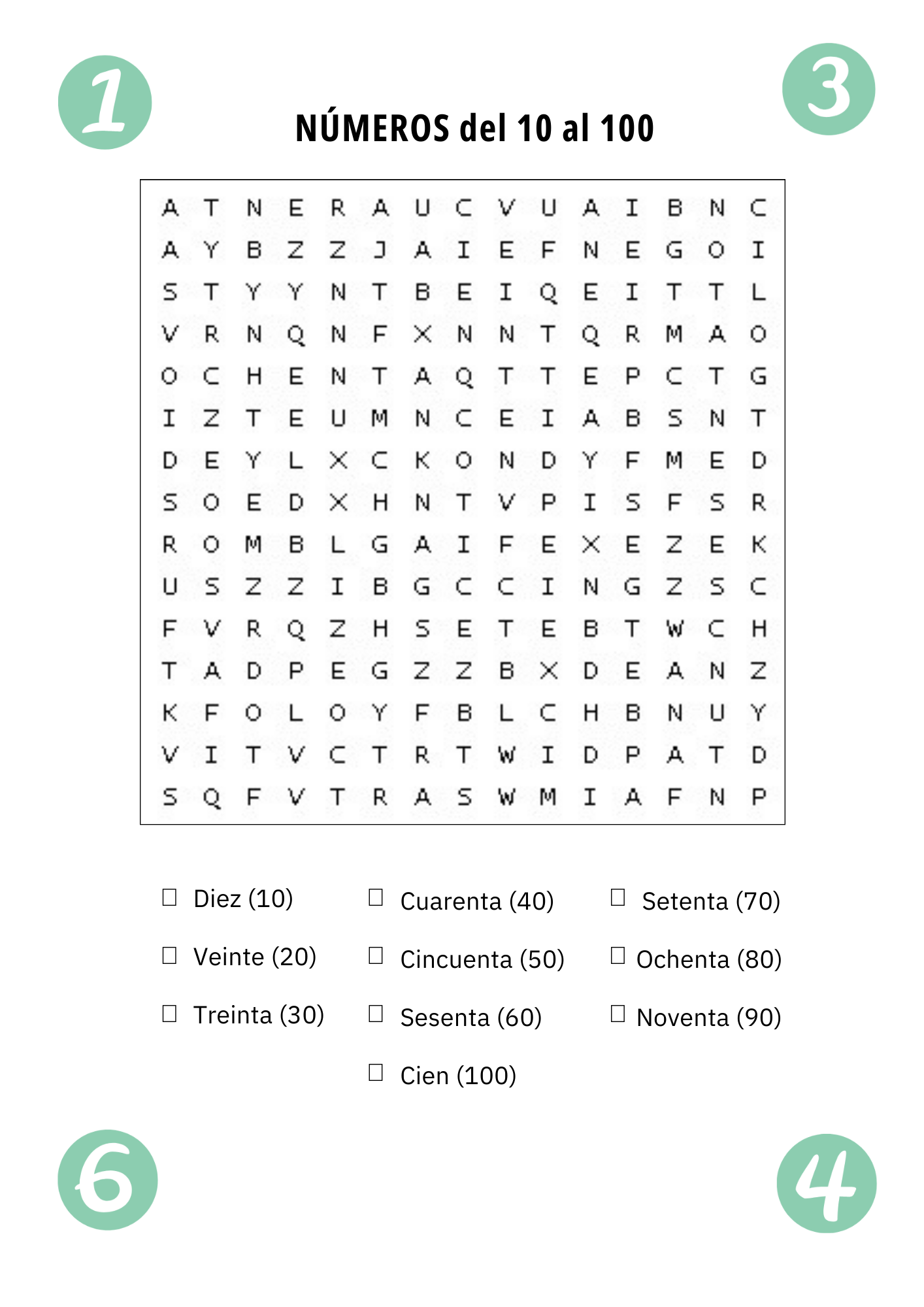 Spanish Vocabulary Word Search - Image 5
