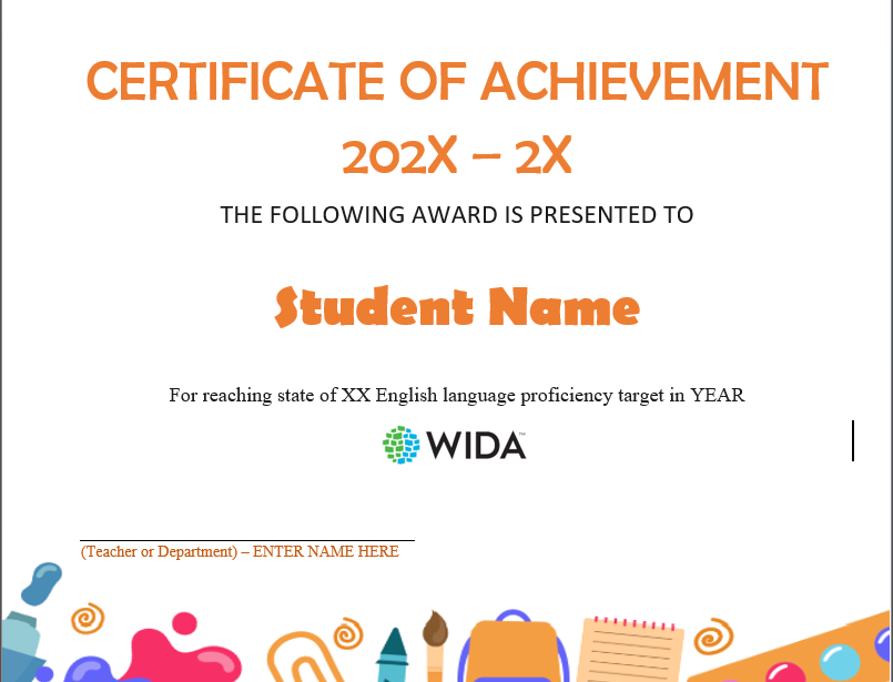 ACCESS Certificates - Editable Templates - Image 2