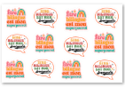 Being Bilingual French Stickers Sheet - Image 3