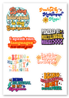 Celebrate Bilingualism Stickers Sheet - Image 2