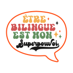 Being Bilingual French Stickers Sheet