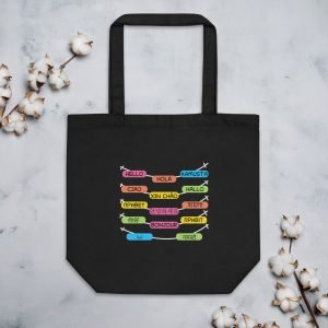 Multilingual Word Wall Eco Tote Bag