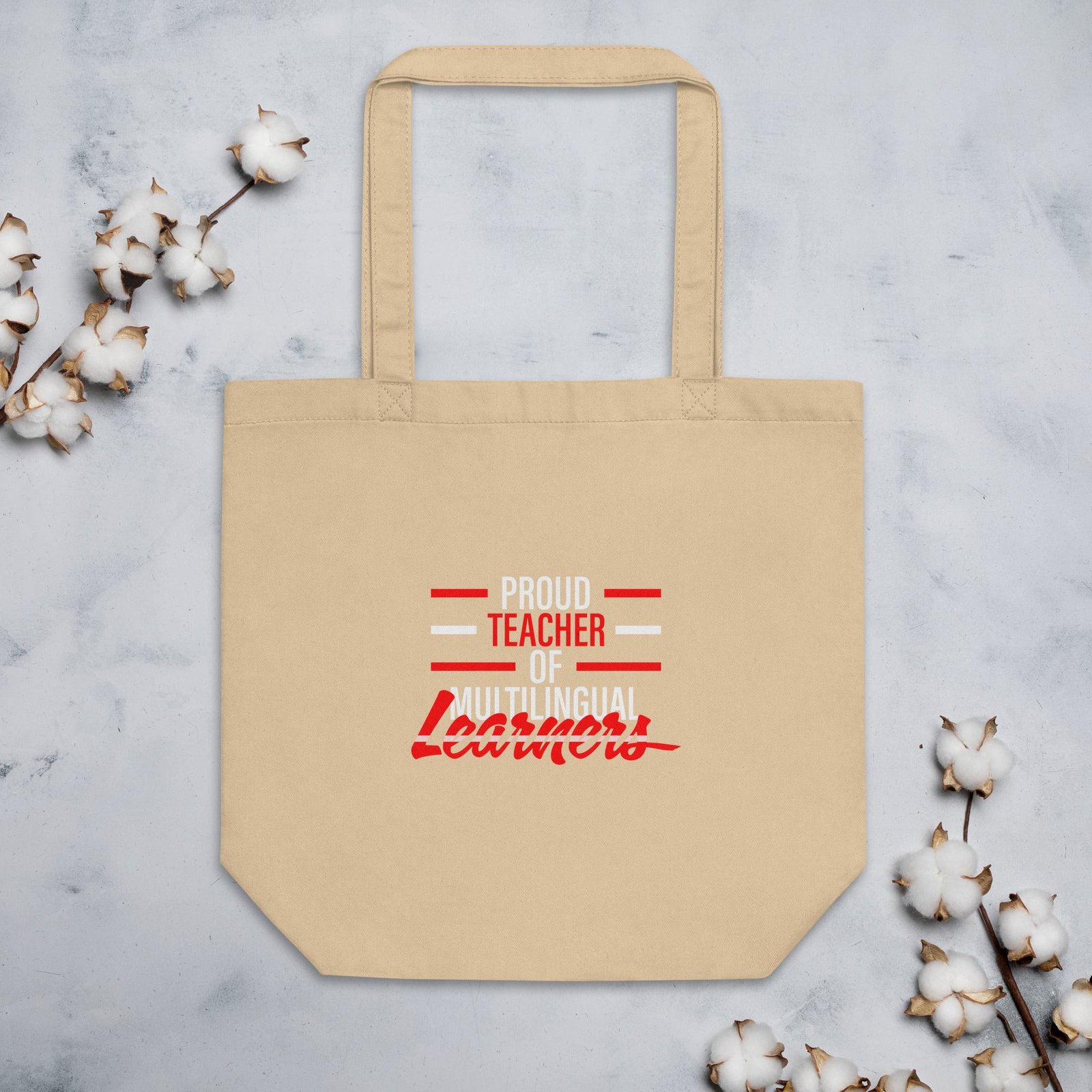 Multilingual Teacher Learner Eco Tote Bag - Image 6
