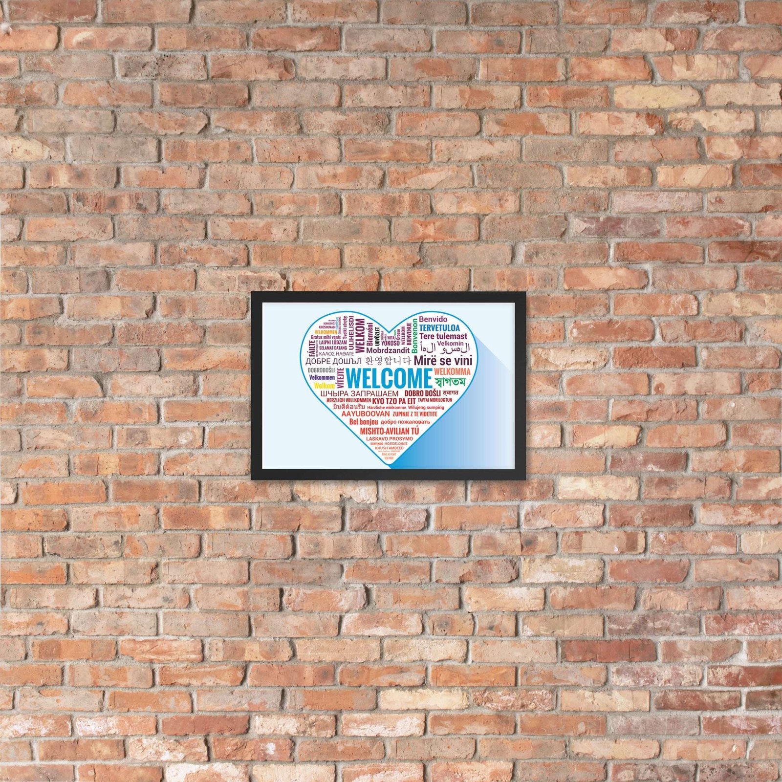 Welcome Framed Poster Language Poster Bilingual Poster for the Classroom - Image 4