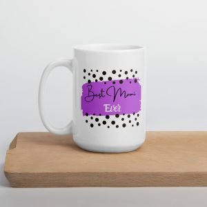 Best Mami Ever White glossy mug