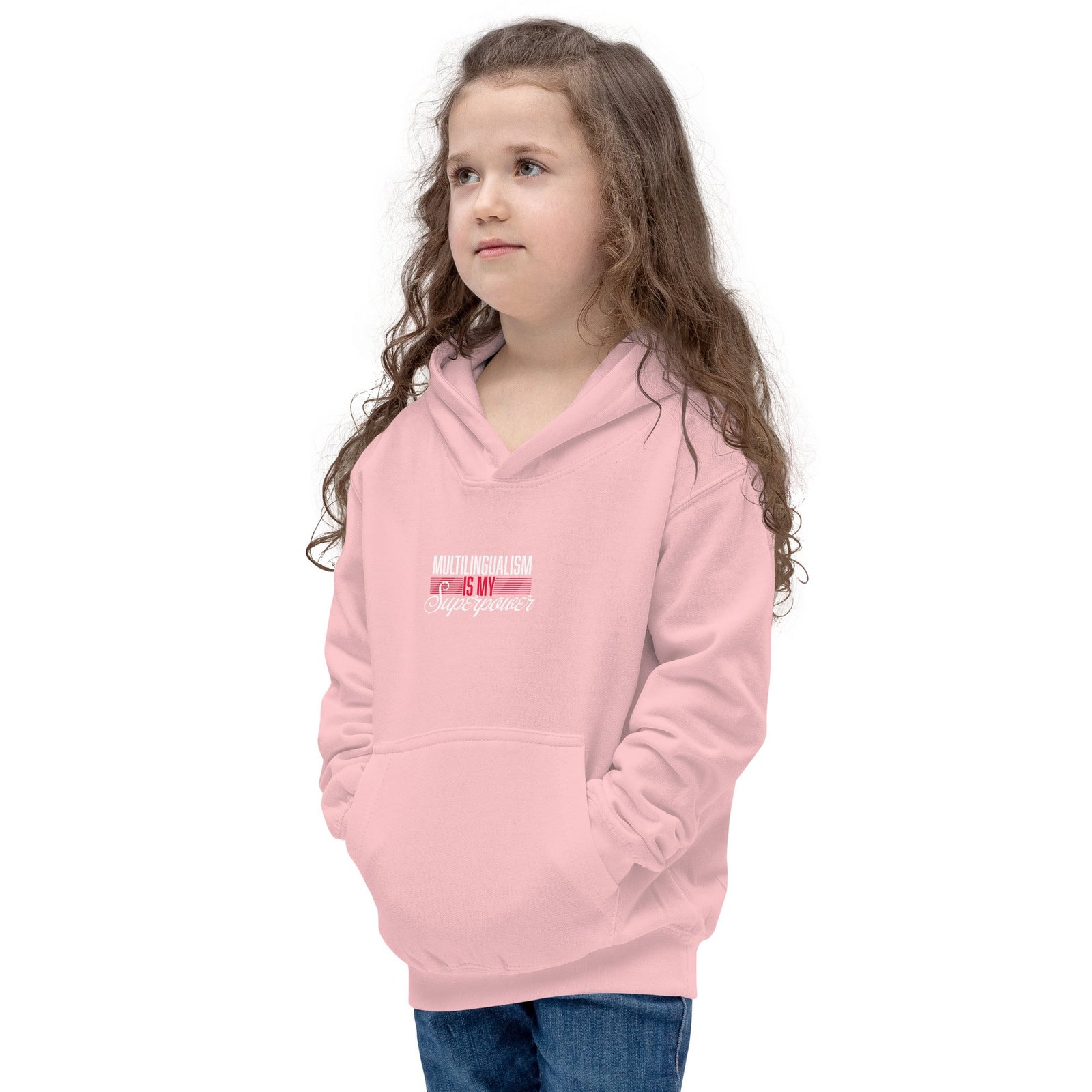 Multilingual Superpower Kids Hoodie - Image 12