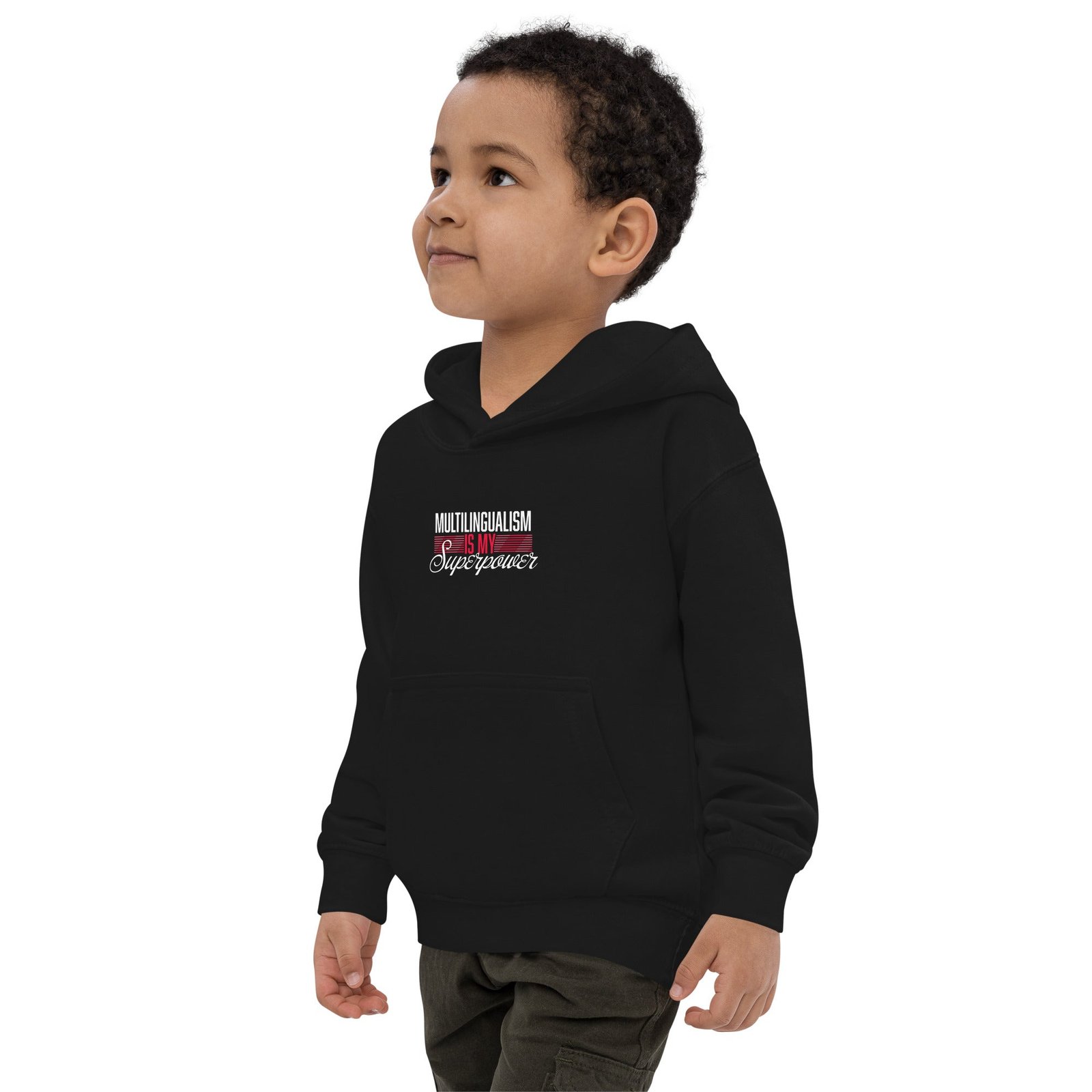 Multilingual Superpower Kids Hoodie - Image 2