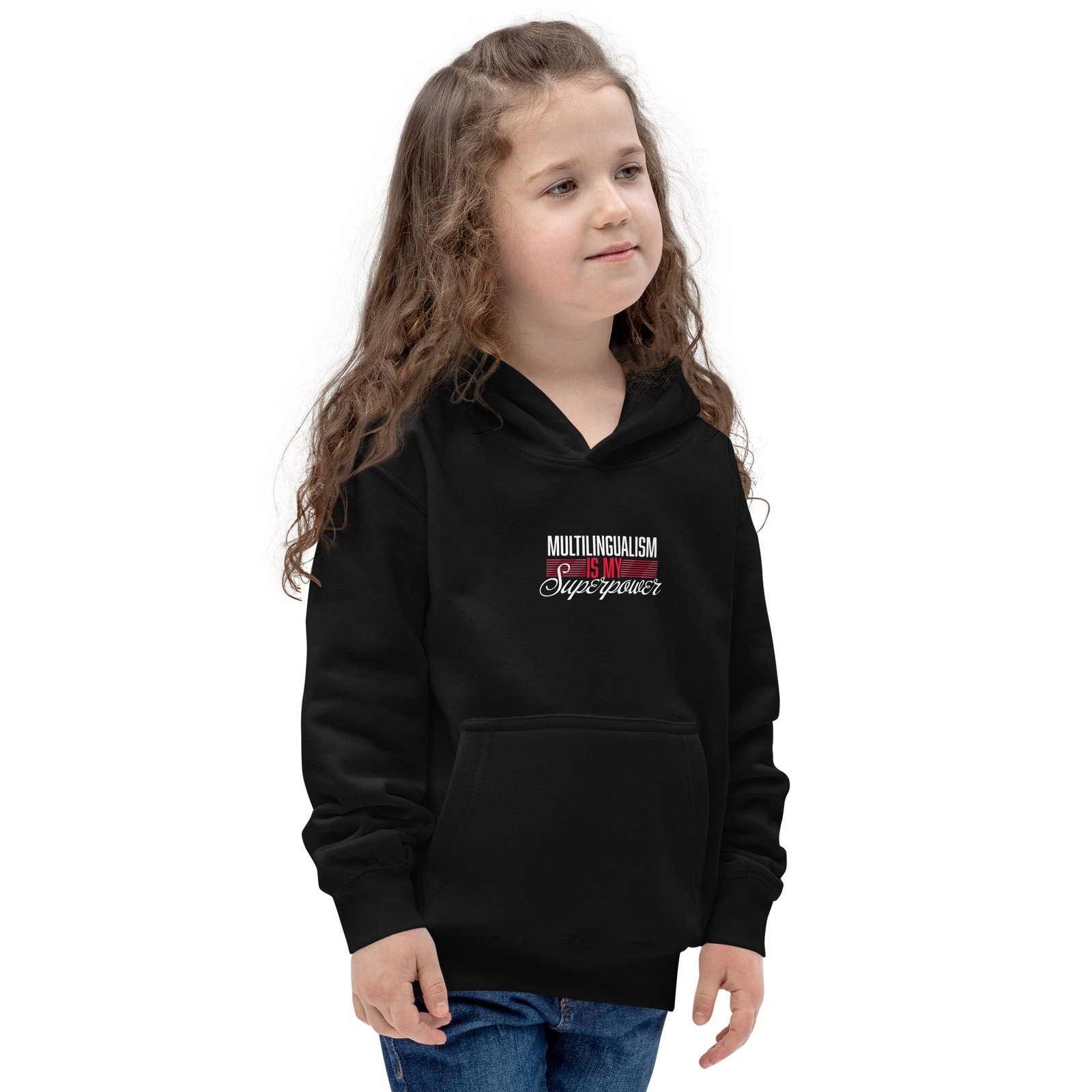 Multilingual Superpower Kids Hoodie - Image 7