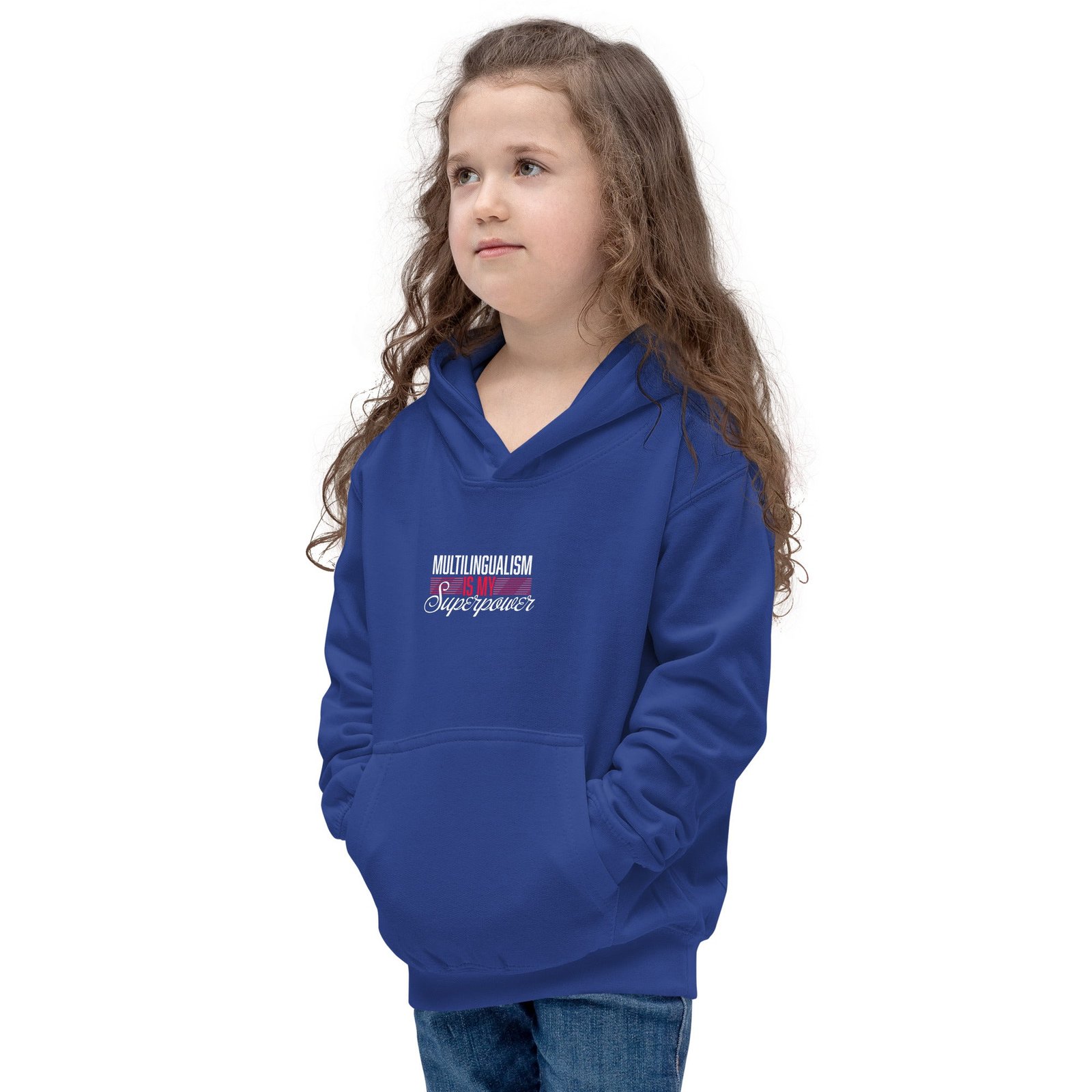 Multilingual Superpower Kids Hoodie - Image 9