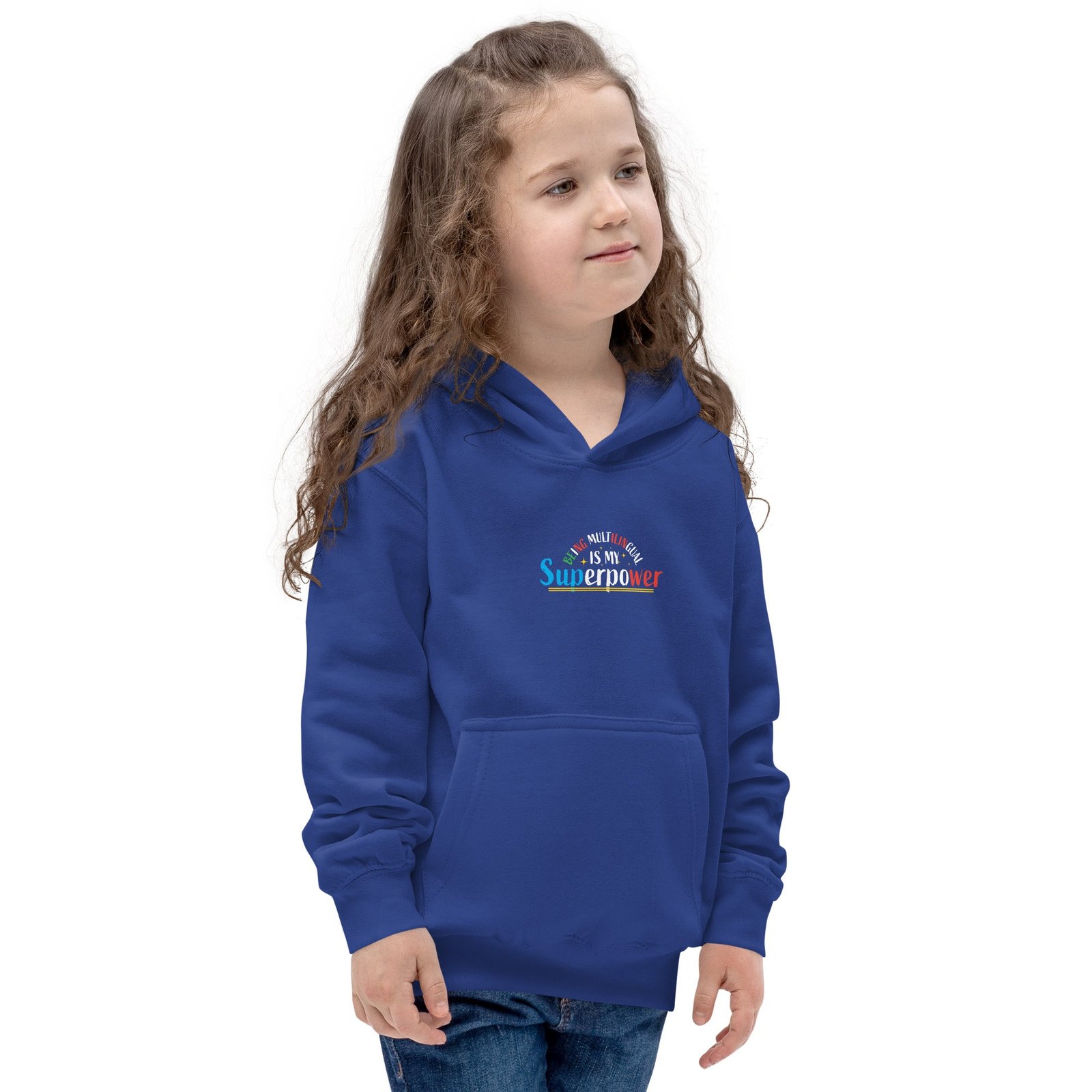 Multilingual Superpower Kids Hoodie - Image 10