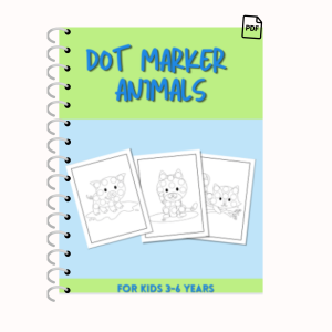 Dot Marker Animals Activity Book  (Printable)