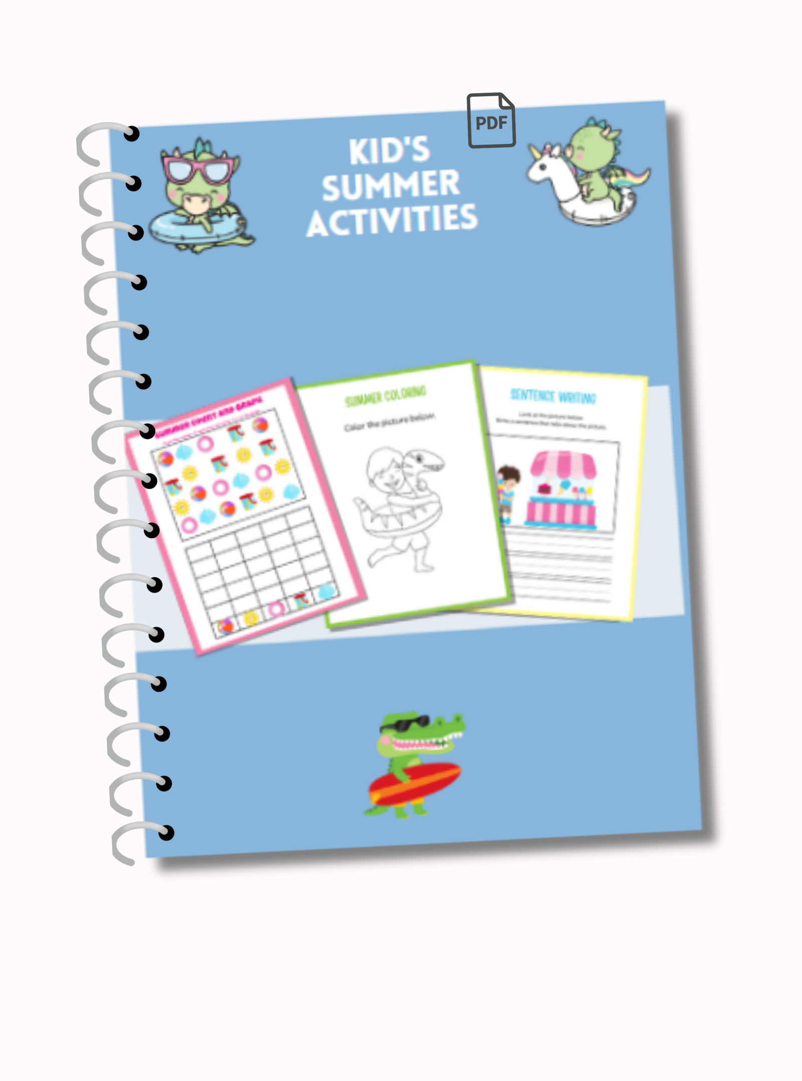 Kid's Summer Activity Book (Printable)