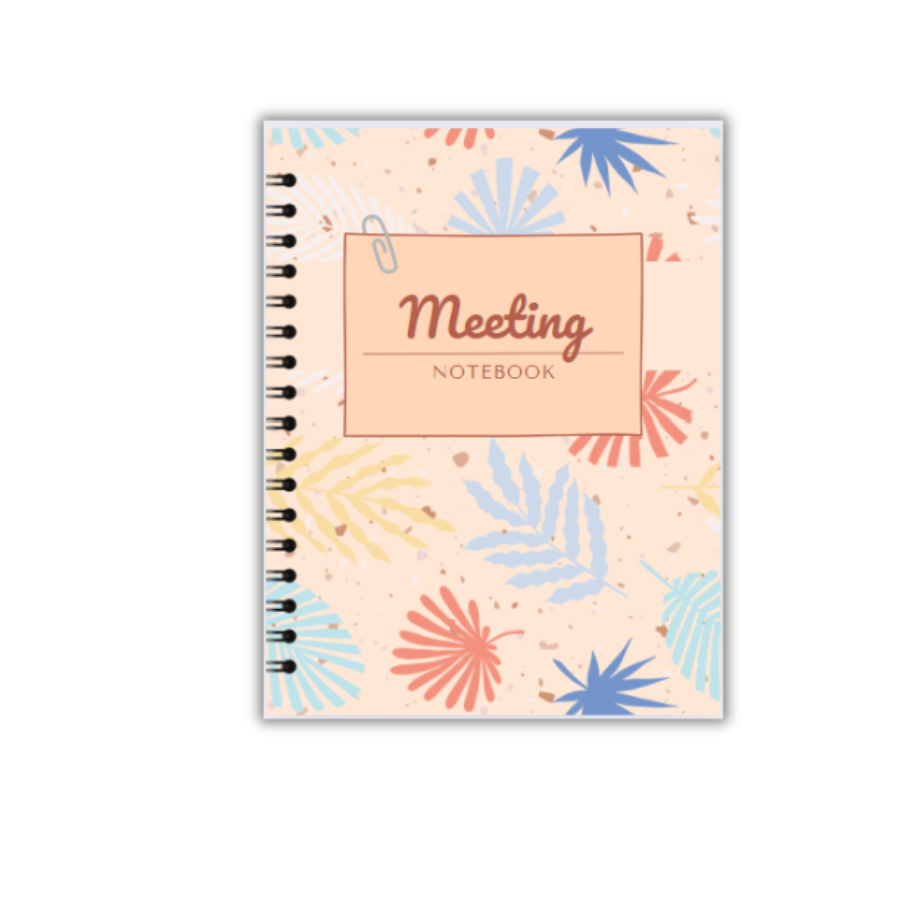 Action Notes Meeting Coil Notebook, Meeting Notebook for Work, Meeting Notebook, Meeting Notes with Action Items - Image 2