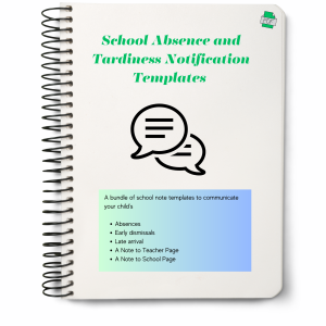 School Absence and Tardiness Notification Templates