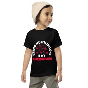Being Multilingual Toddler Short Sleeve Tee