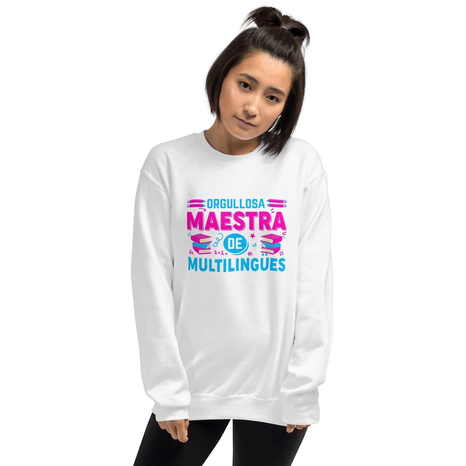 Proud to Teach Multilingual Learners Sweatshirt (Spanish) - Image 22
