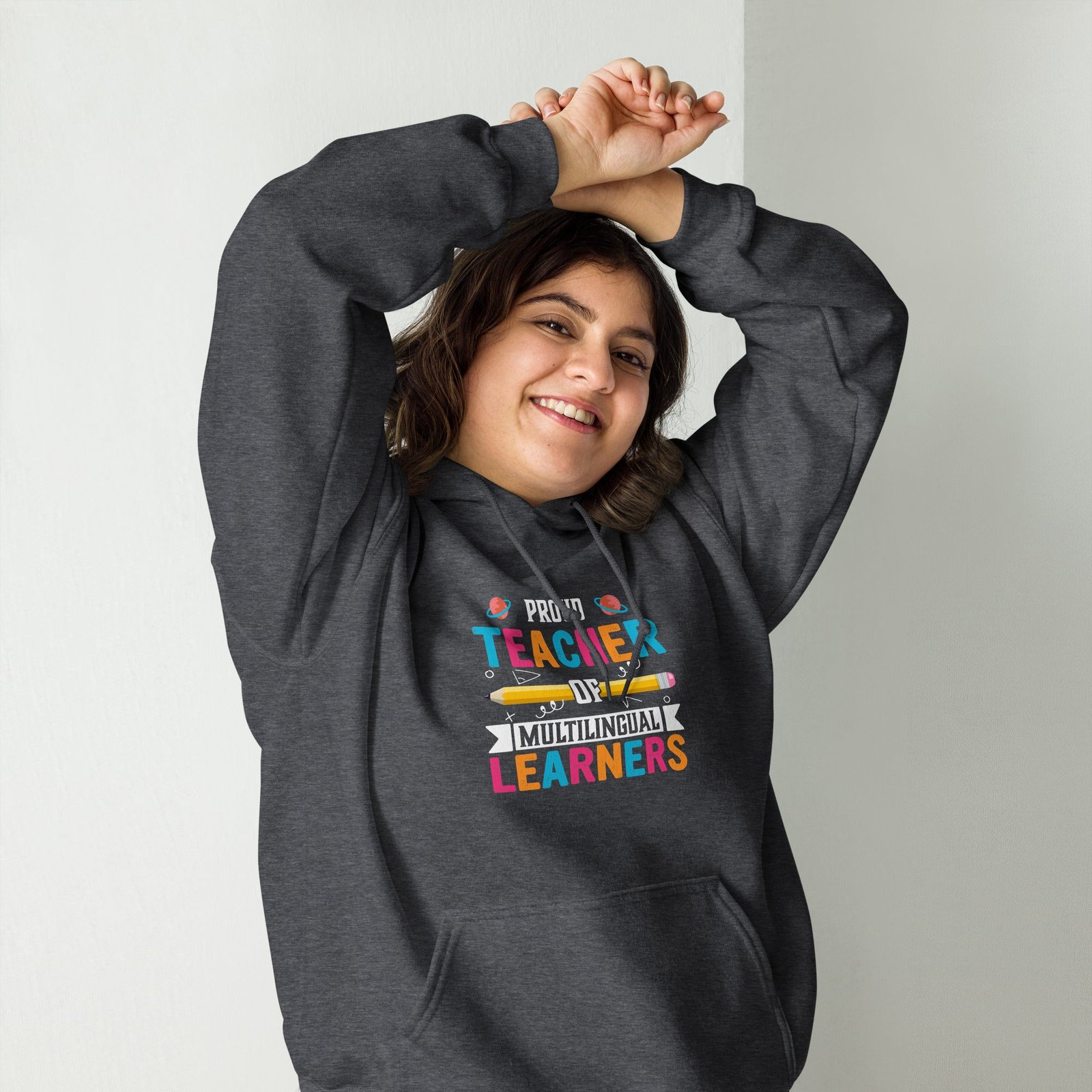 Proud Teacher of Multilingual Learners Hoodie - Image 3