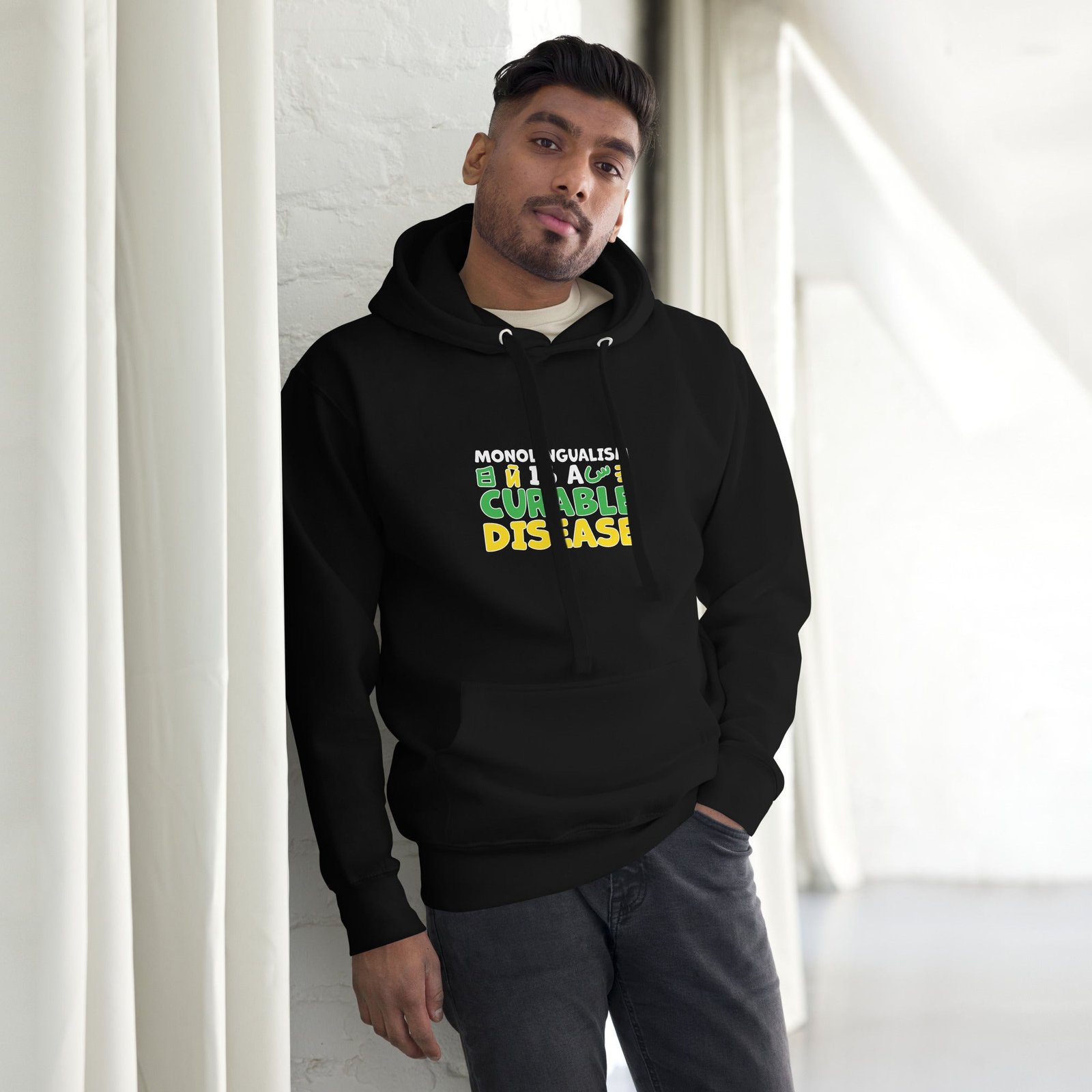 Monolingualism Hoodie - Image 4