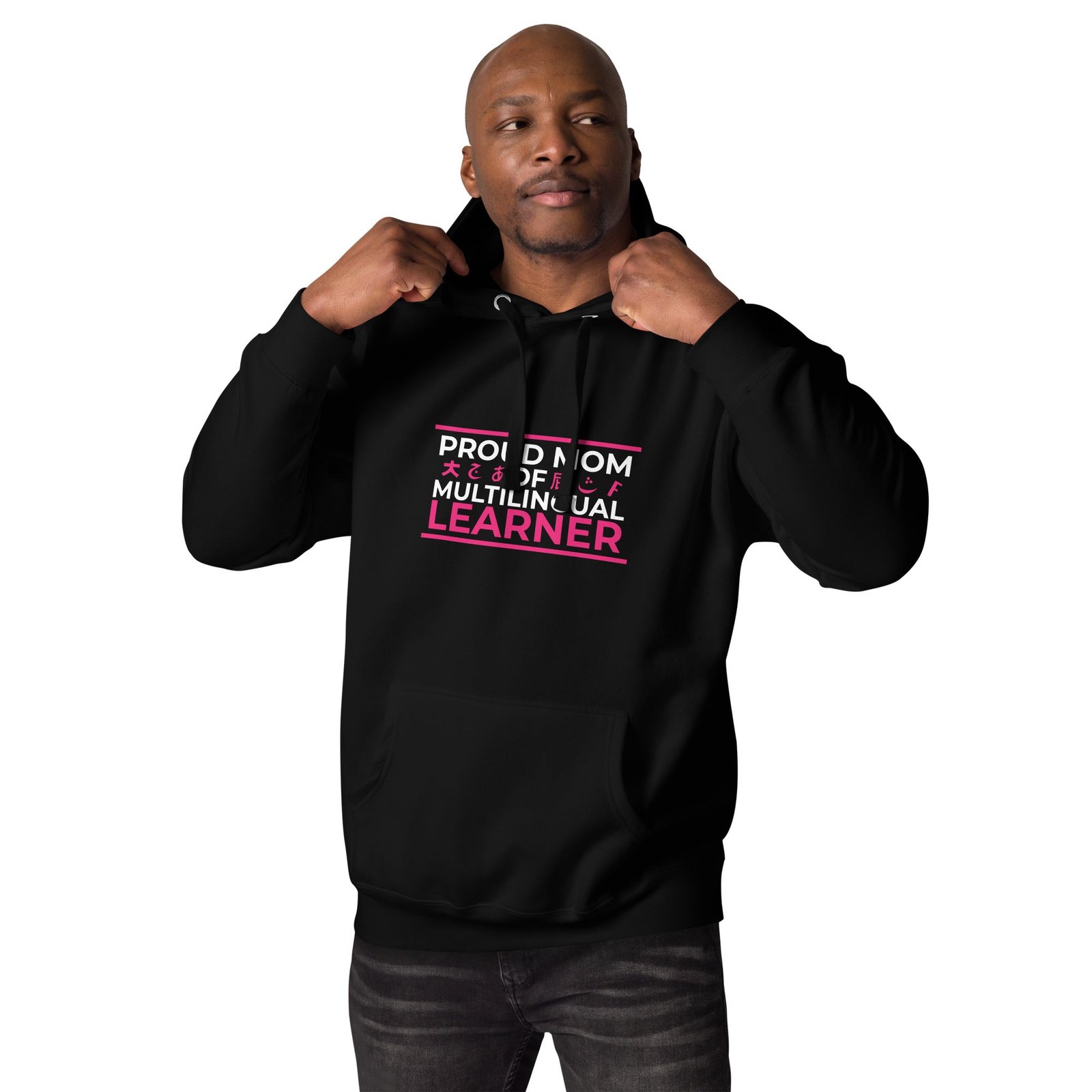 Multilingual Learner Mom Hoodie - Image 2