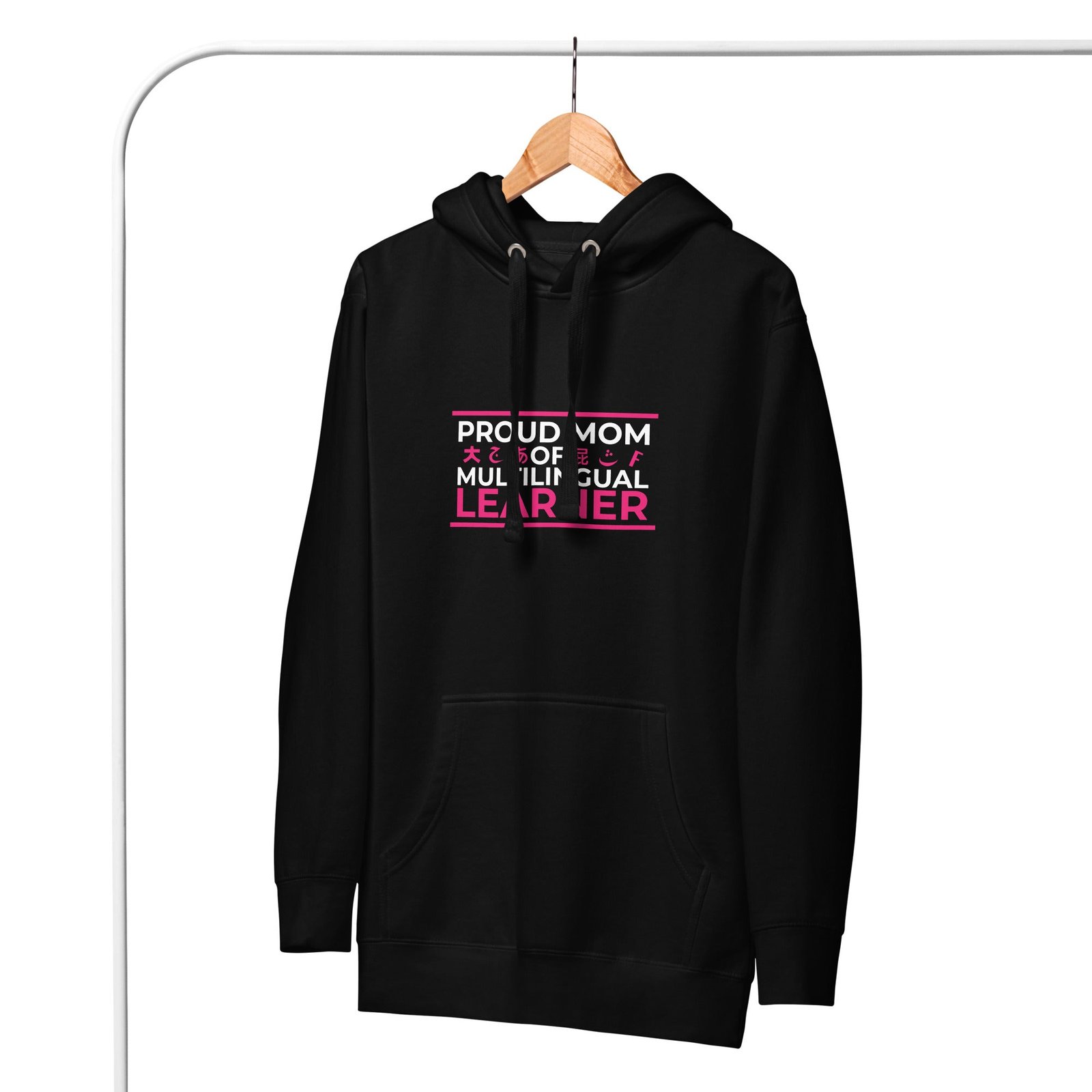 Multilingual Learner Mom Hoodie - Image 5