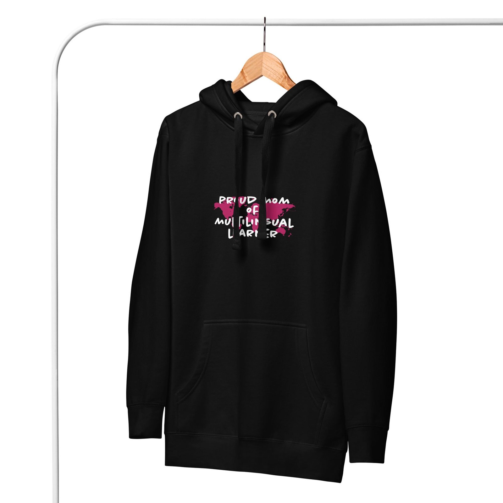 Multilingual Learner Mom Hoodie - Image 5