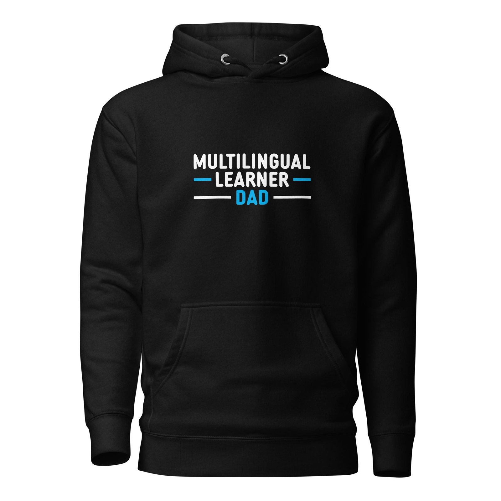 Multilingual Learner Dad Hoodie - Image 4