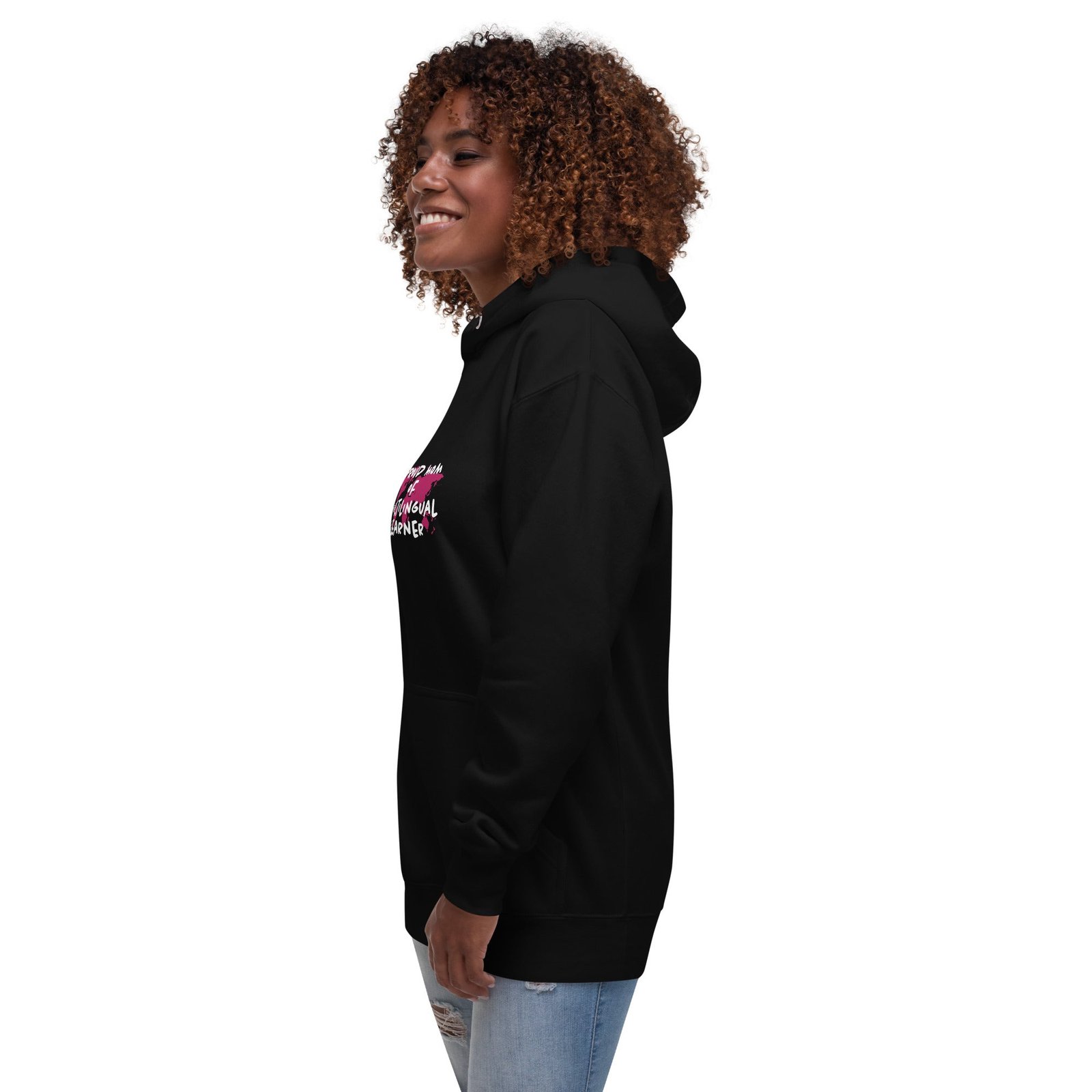 Multilingual Learner Mom Hoodie - Image 9