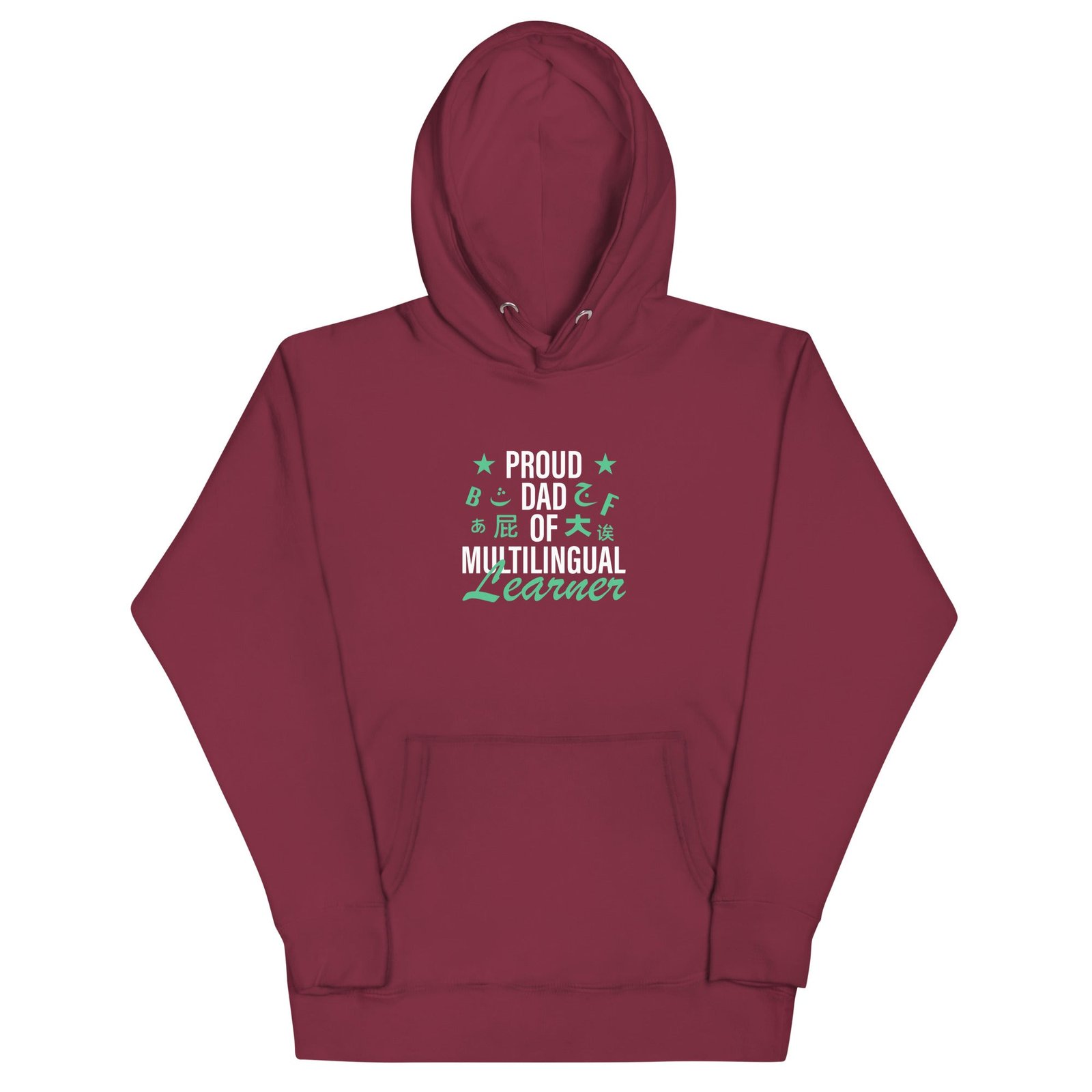 Multilingual Learner Dad Hoodie - Image 3