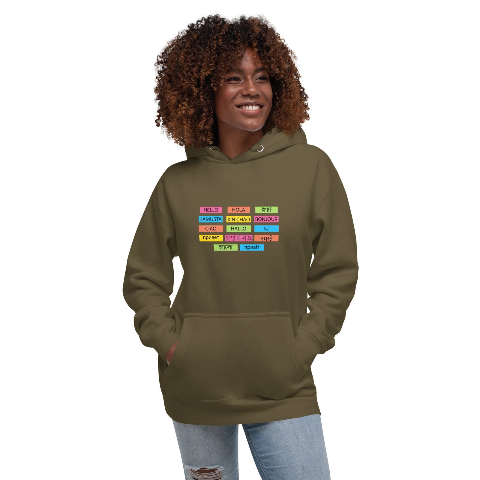 Multilingual Word Wall Hoodie - Image 22