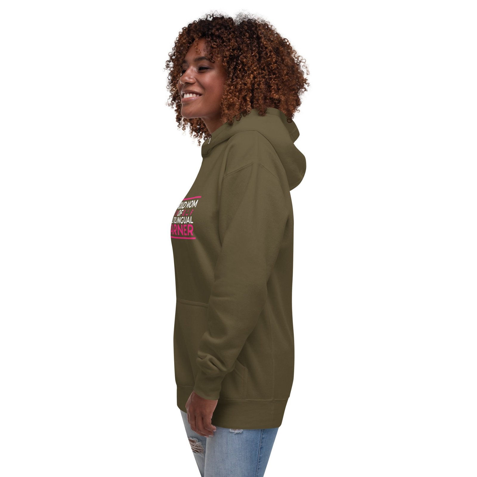 Multilingual Learner Mom Hoodie - Image 23