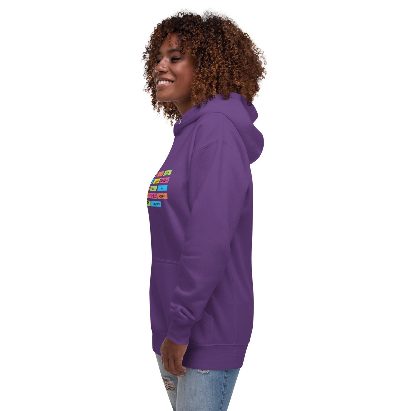 Multilingual Word Wall Hoodie - Image 19