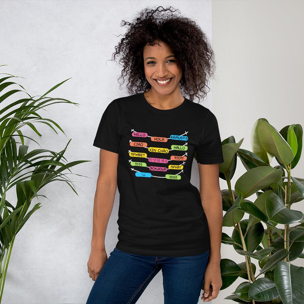 Multilingual Word Wall t-shirt