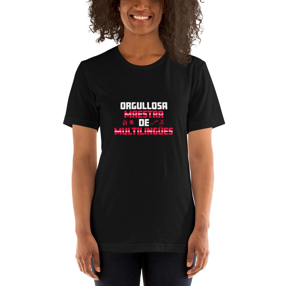 Orgullosa Maestra De Multilingues t-shirt - Image 6