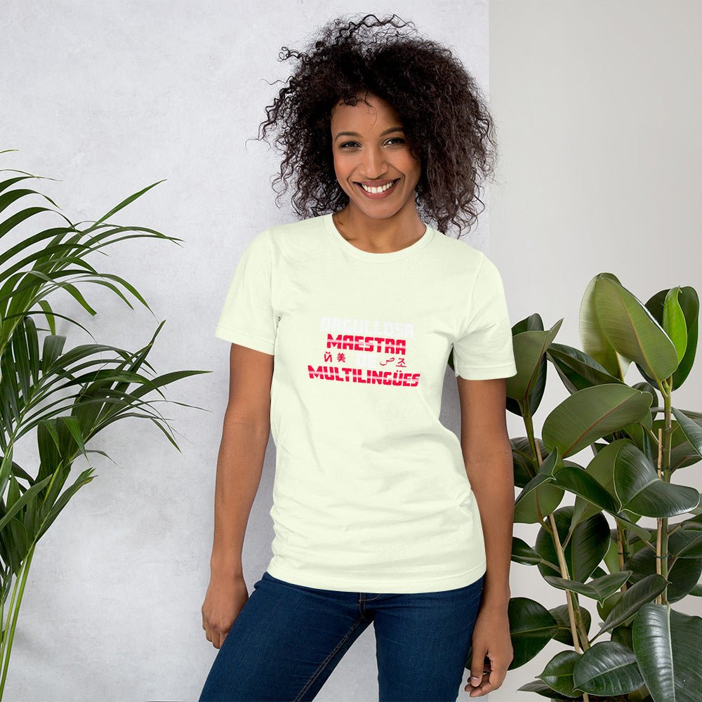 Orgullosa Maestra De Multilingues t-shirt - Image 26