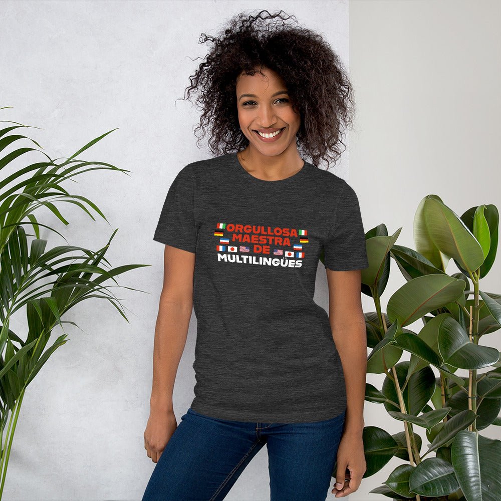 Orgullosa Maestra De Multilingues t-shirt - Image 13