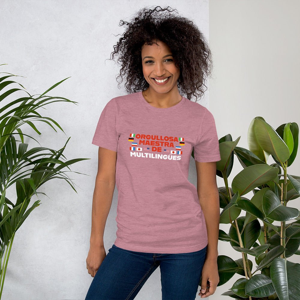 Orgullosa Maestra De Multilingues t-shirt - Image 22