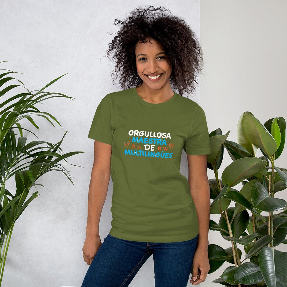 Orgullosa Maestra De multilingues t-shirt - Image 16
