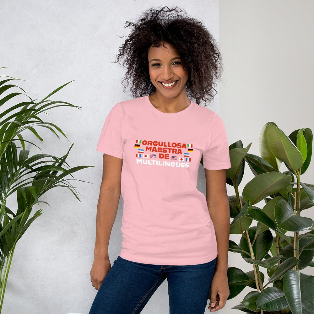 Orgullosa Maestra De Multilingues t-shirt - Image 24